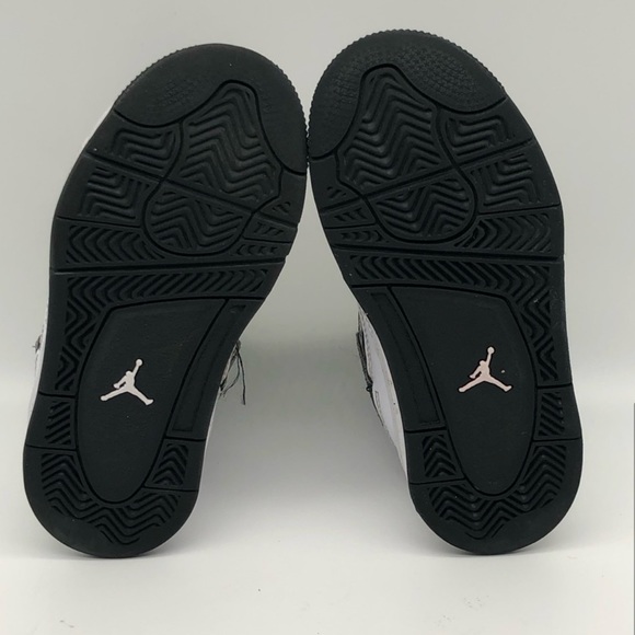 Nike Air Jordan 4 Retro Toddler ' DIY ' Unisex Sneakers - Picture 6 of 6
